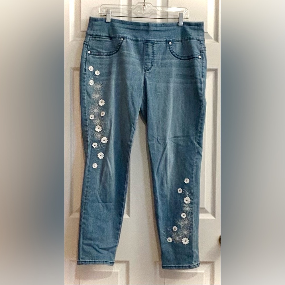 Style & Co Boyfriend Jeans pull-on Large